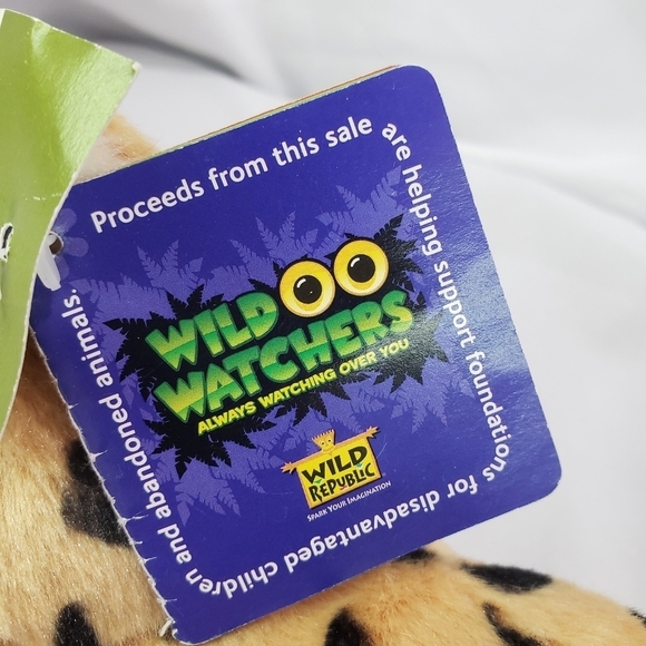 Wild Animal Cheetah 7 Inch & Tiger 5 Inch Plush Stuffed Animal Bundle - Picture 5 of 11